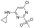 (6-Chloro-2-methanesulfonyl-pyrimidin-4-yl)-cyclopropyl-amine Structure,1289388-38-0Structure