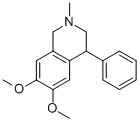 6,7-Dimethoxy-2-methyl-4-phenyl-1,2,3,4-tetrahydro-isoquinoline Structure,128942-65-4Structure