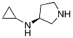 Cyclopropyl-(s)-pyrrolidin-3-yl-amine Structure,1289584-81-1Structure