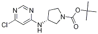 (R)-3-(6-chloro-pyrimidin-4-ylamino)-pyrrolidine-1-carboxylic acid tert-butyl ester Structure,1289585-36-9Structure