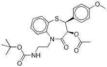 N,n-didesmethyl n-tert-butoxycarbonyl diltiazem Structure,1289643-62-4Structure