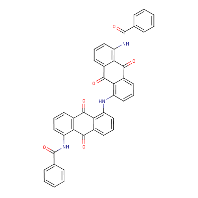 Benzamide,n,n-[iminobis(9,10-dihydro-9,10-dioxo-5,1-anthracenediyl)]bis- Structure,129-28-2Structure