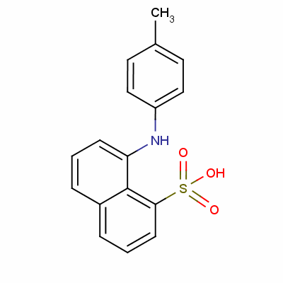 8-P-toluidinonaphthalene-1-sulphonic acid Structure,129-90-8Structure