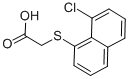 2-(8-Chloro-1-naphthylthio)acetic acid Structure,129-94-2Structure