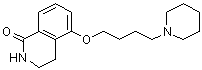 5-[4-(1-Piperidinyl)-butyloxy]-1,2,3,4-tetrahydroisoquinolin-1-one Structure,129075-73-6Structure