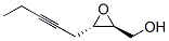 Oxiranemethanol, 3-(2-pentynyl)-, (2s-trans)-(9ci) Structure,129083-14-3Structure