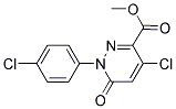 Methyl 4-chloro-1-(4-chlorophenyl)-6-oxo-1,6-dihydro-3-pyridazinecarboxylate Structure,129109-19-9Structure