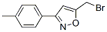 5-Bromomethyl-3-p-tolyl-isoxazole Structure,129135-66-6Structure