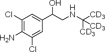 (±)-clenbuterol-d9 (trimethyl-d9) Structure,129138-58-5Structure