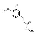 Methyl 3-(3-hydroxy-4-methoxyphenyl)propanoate Structure,129150-61-4Structure