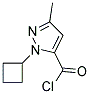 1H-pyrazole-5-carbonyl chloride, 1-cyclobutyl-3-methyl-(9ci) Structure,129506-39-4Structure