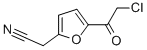 2-Furanacetonitrile, 5-(chloroacetyl)-(9ci) Structure,129596-27-6Structure