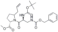 (2S)-methyl5-allyl-1-((s)-3-(((benzyloxy)carbonyl)amino)-2-((tert-butoxycarbonyl)amino)propanoyl)pyrrolidine-2-carboxylate Structure,1296138-82-3Structure