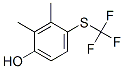 2,4-Dimethyl-4-(trifluoromethylthio)phenol Structure,129644-70-8Structure