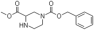 Methyl n-4-cbz-piperazine-2-carboxylate Structure,129799-11-7Structure