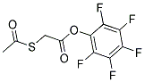 Pentafluorophenyl (acetylsulfanyl)acetate Structure,129815-48-1Structure