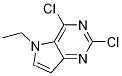 2,4-Dichloro-5-ethyl-5h-pyrrolo[3,2-d]pyrimidine Structure,129872-82-8Structure