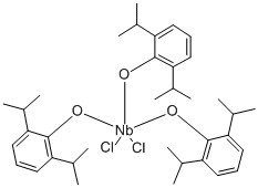 Tris(2,6-diisopropylphenoxy)niobium(V) chloride Structure,129896-75-9Structure