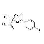 Alanine, n-(4-chlorobenzoyl)-2-methyl- Structure,129973-02-0Structure