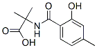 Alanine, n-(2-hydroxy-4-methylbenzoyl)-2-methyl- Structure,129973-07-5Structure