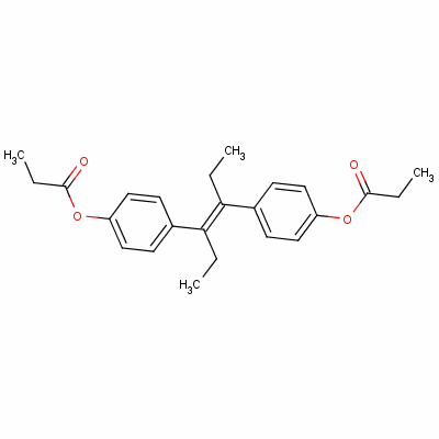 Diethylstilbestrol dipropionate Structure,130-80-3Structure