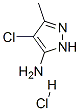 4-Chloro-5-methyl-2H-pyrazol-3-ylamine hydrochloride Structure,130128-49-3Structure