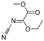 Acetic acid, (cyanoimino)ethoxy-, methyl ester (9ci) Structure,130149-30-3Structure