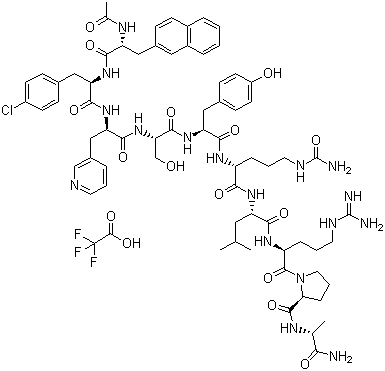 Cetrorelix trifluoroacetate Structure,130289-71-3Structure