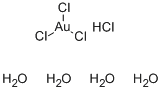 Hydrogen Tetrachloroaurate Tetrahydrate Structure,1303-50-0Structure