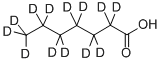 Heptanoic-d13 acid Structure,130348-93-5Structure