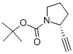 1-Pyrrolidinecarboxylic acid, 2-ethynyl-, 1,1-dimethylethyl ester, (2R)- Structure,130418-90-5Structure