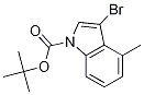 N-boc-3-bromo-4-methylindole Structure,1305320-64-2Structure