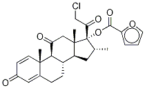 (16Alpha)-21-chloro-17-[(2-furanylcarbonyl)oxy]-16-methyl-pregna-1,4-diene-3,11,20-trione Structure,1305334-31-9Structure