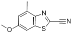 2-Benzothiazolecarbonitrile, 6-methoxy-4-methyl- Structure,130593-24-7Structure