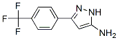 5-(4-Trifluoromethyl-phenyl)-2H-pyrazol-3-ylamine Structure,130599-34-7Structure