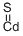 Cadmium sulfide Structure,1306-23-6Structure