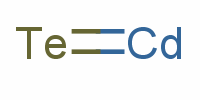 Cadmium telluride Structure,1306-25-8Structure