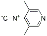 Pyridine, 4-isocyano-3,5-dimethyl-(9ci) Structure,130670-82-5Structure