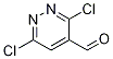 3,6-Dichloro-4-pyridazinecarboxaldehyde Structure,130825-10-4Structure