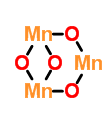 Manganese oxide Structure,1309-55-3Structure