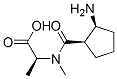 L-alanine, n-[(2-aminocyclopentyl)carbonyl]-n-methyl-, (1r-cis)-(9ci) Structure,130901-87-0Structure