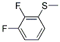 Benzene, 1,2-difluoro-3-(methylthio)-(9ci) Structure,130922-38-2Structure