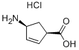 (1R,4s)-4-aminocyclopentane-2-encarboxylic acid hydrochloride Structure,130931-85-0Structure