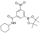 3-Nitro-n-cyclohexyl-5-(4,4,5,5-tetramethyl-1,3,2-dioxaborolan-2-yl)benzamide Structure,1309978-67-3Structure