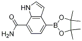 4-(4,4,5,5-Tetramethyl-1,3,2-dioxaborolan-2-yl)-1h-indole-7-carboxamide Structure,1309980-17-3Structure