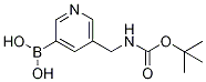 (5-(((Tert-butoxycarbonyl)amino)methyl)pyridin-3-yl)boronicacid Structure,1309981-05-2Structure