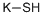 Potassium hydrogen sulfide Structure,1310-61-8Structure