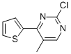 2-Chloro-5-methyl-4-(thiophen-2-yl)pyrimidine Structure,131022-67-8Structure