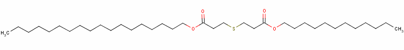 Octadecyl 3-[[3-(dodecyloxy)-3-oxopropyl]thio]propionate Structure,13103-52-1Structure