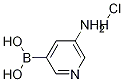 5-Aminopyridin-3-ylboronic acid hcl Structure,1310384-34-9Structure